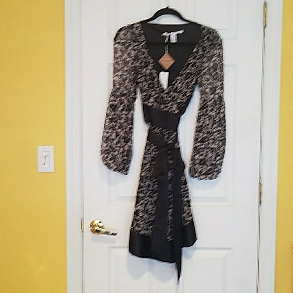 Diane Von Furstenberg Floral Wrap Dress